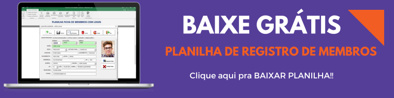 Planilha de Registro de Membros