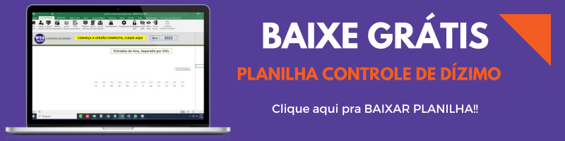 Planilha de Controle de Dízimos e Ofertas